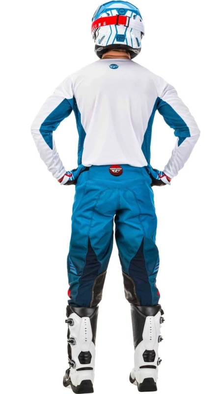 Fly Racing Kinetic K220 2020 комплект, бело-сине-красный