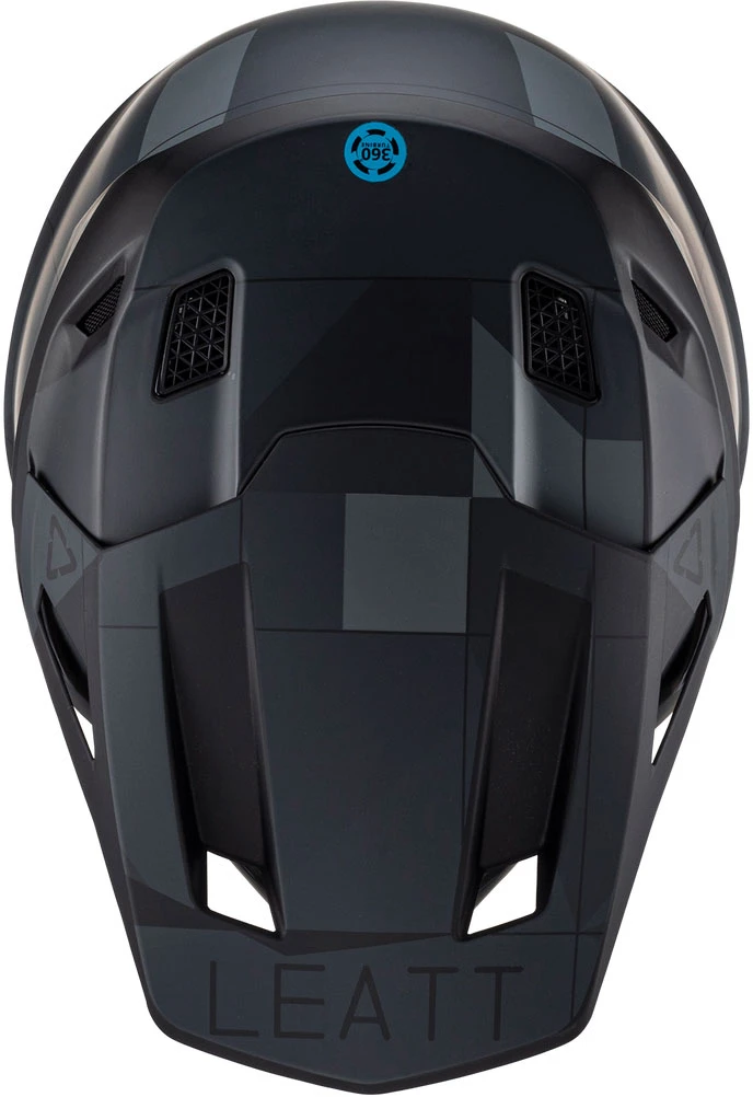 Leatt Kit Moto 7.5 V23 Stealth шлем кроссовый + Velocity 4.5 мотоочки