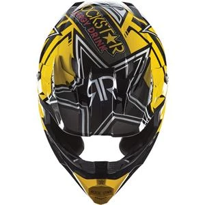 Fly Racing Kinetic Pro Rockstar шлем кроссовый, черно-желтый