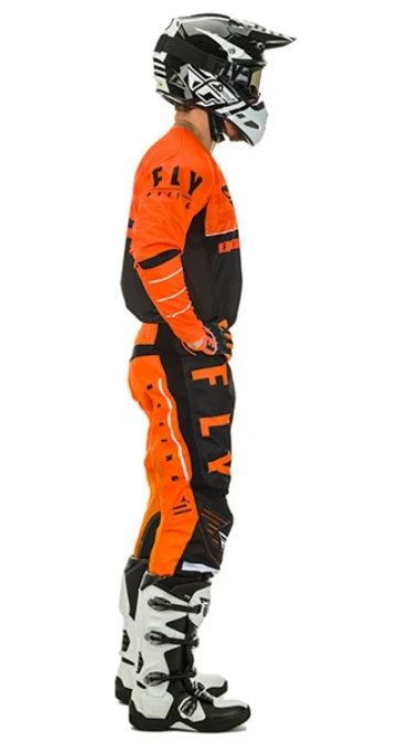 Fly Racing Kinetic K120 2020 комплект подростковый, оранжево-черный