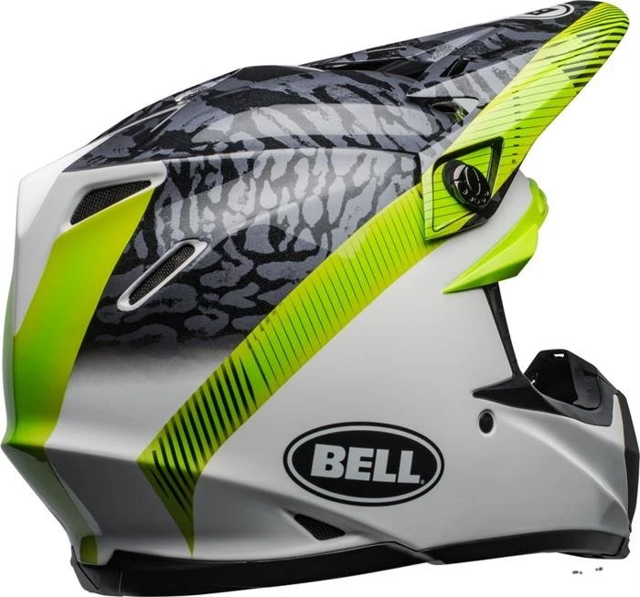 Bell Moto-9 Mips Chief шлем кроссовый, салатово-серый