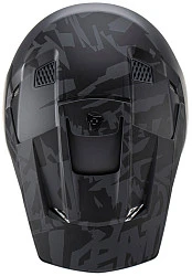 Leatt Kit Moto 3.5 Stealth шлем кроссовый + Velocity 4.5 мотоочки
