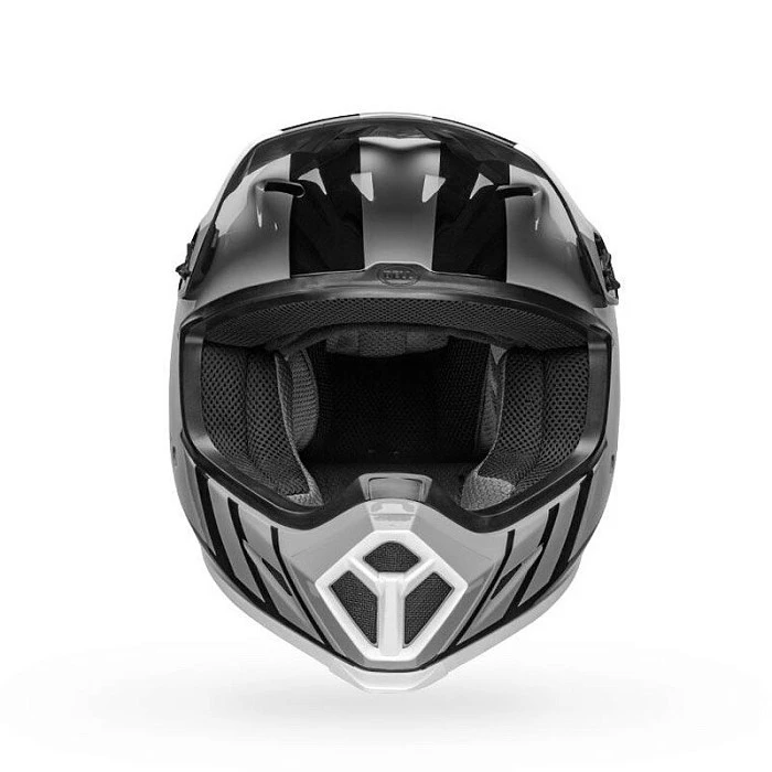 Bell MX-9 Mips Dash Gloss Gray /Black /White шлем кроссовый