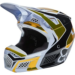 Fox Racing V3 RS 2022 Mirer White/Black шлем кроссовый