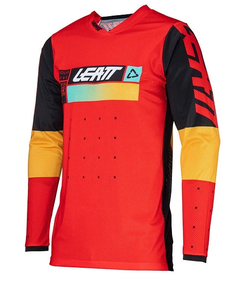 Leatt Moto 4.5 Lite 2024 Red джерси, красный