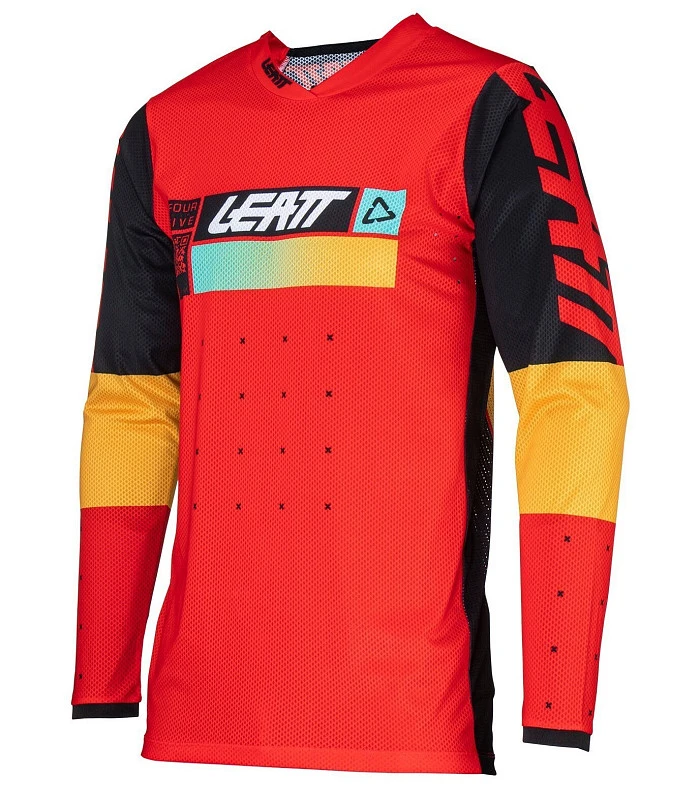 Leatt Moto 4.5 Lite 2024 Red джерси, красный