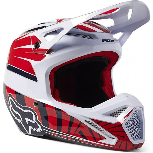 Fox Racing V1 Goat Red шлем кроссовый