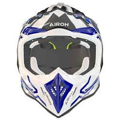 Airoh Aviator Ace 2 Ground Blue Gloss шлем внедорожный