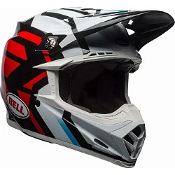 Bell Moto-9 Mips District шлем кроссовый, черно-красно-серый