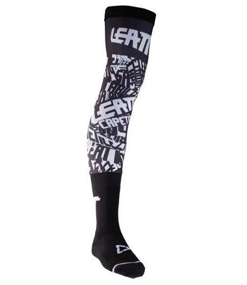 Leatt Knee Brace Socks Black/White чулки под наколенники с носком, черно-белый