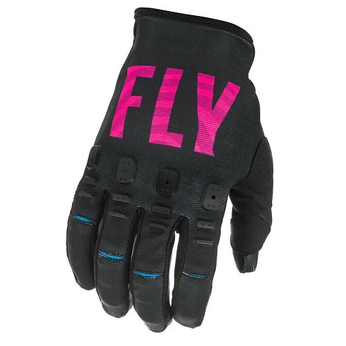 Fly Racing Kinetic S.E. мотоперчатки, черно-розово-синий