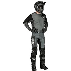 Fly Racing Kinetic Jet комплект, серо-черный