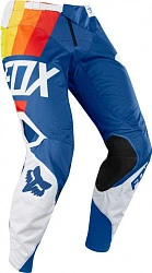 Fox Racing 360 Draftr 2018 мотоштаны, бело-синий