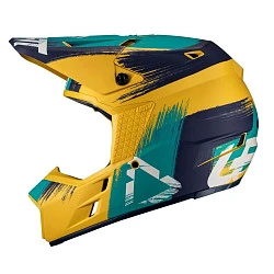 Leatt GPX 3.5 шлем кроссовый, желто-синий