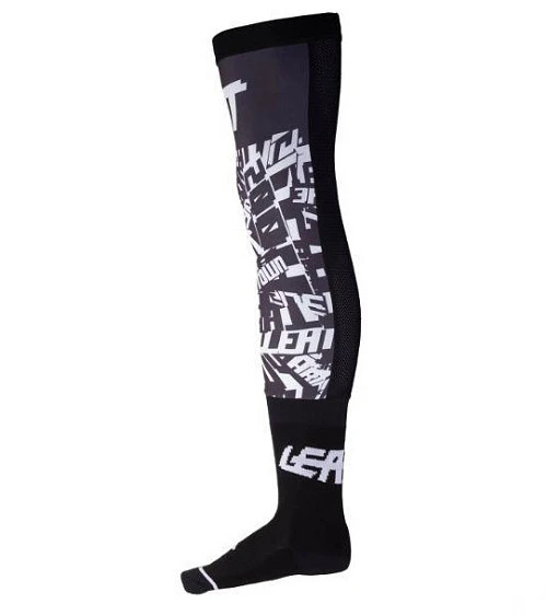 Leatt Knee Brace Socks Black/White чулки под наколенники с носком, черно-белый
