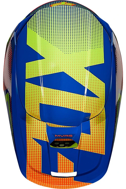 Fox Racing V1 Oktiv Blue шлем кроссовый