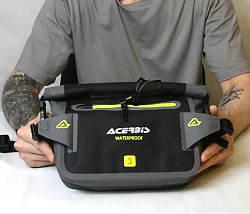 Acerbis No Water Black/Grey, сумка на пояс водонепроницаемая, 3L