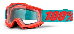 100% Accuri Passion Orange Clear Lens мотоочки