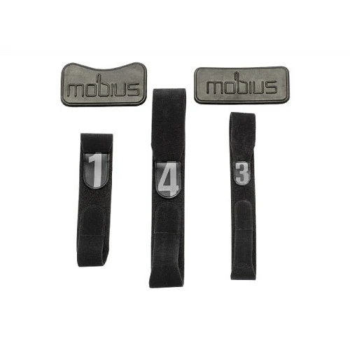 Mobius X8 комплект ремешков, черный