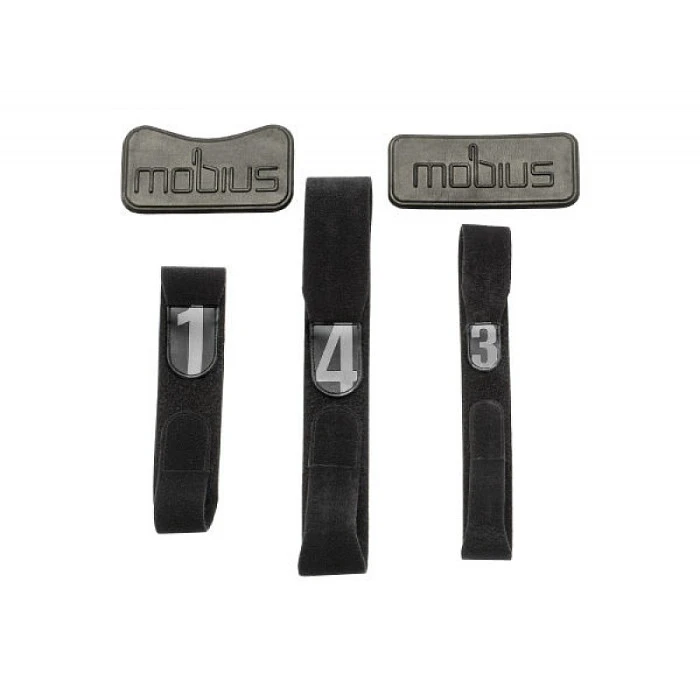 Mobius X8 комплект ремешков, черный