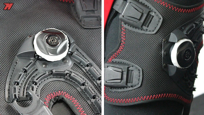 Asterisk Ultra Cell Boa 2019 Knee Brace наколенники, черно-красный