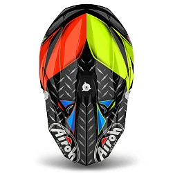 Airoh Twist Iron шлем внедорожный, черно-желто-оранжевый