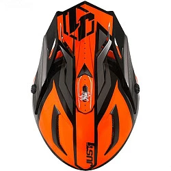 Just1 J38 Blade шлем кроссовый, оранжево-черный
