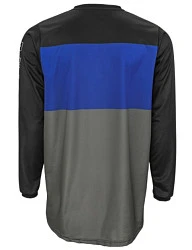 Fly Racing F-16 2022 джерси, сине-серо-черный