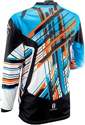 Thor Phase Stix джерси, бело-оранжево-голубой