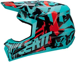 Leatt Kit Moto 3.5 Fuel шлем кроссовый + Velocity 4.5 мотоочки