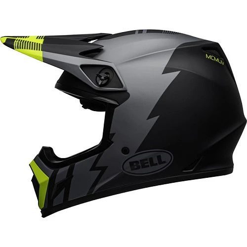 Bell MX-9 Mips Strike Matte шлем кроссовый, черно-желтый