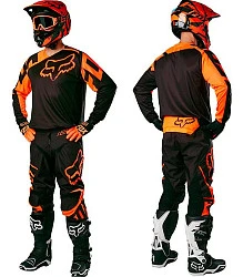 Fox Racing 180 Race 2017 комплект, черно-оранжевый