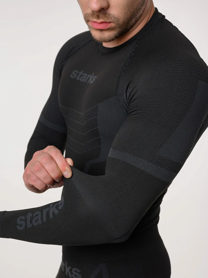 Starks Coolmax Ice Сold термобельё бесшовное, джемпер, черный