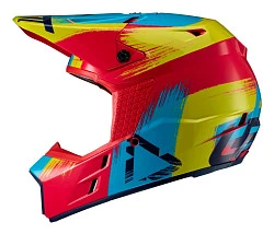 Leatt GPX 3.5 шлем кроссовый, красно-желтый