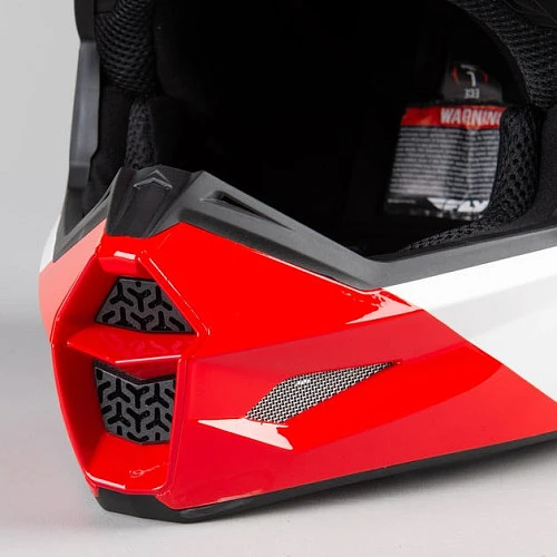 Fly Racing Kinetic K220 2020 шлем кроссовый, красно-черно-белый