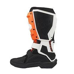 Leatt 5.5 FlexLock Evo White/Orange мотоботы, бело-оранжевый