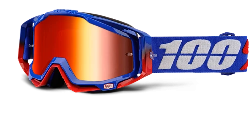 100% Racecraft Republic Mirror Red Lens мотоочки