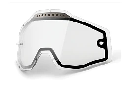 100% Racecraft/Accuri/Strata Vented Dual Clear линза двойная прозрачная