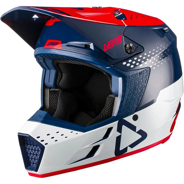 Leatt GPX 3.5 2021 Red/Blue шлем кроссовый