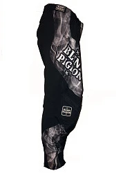 Blind Pigeon Smoke мотоштаны кросс, черно-серый