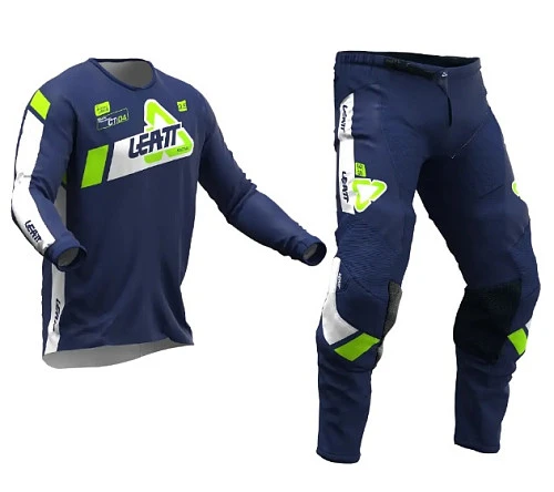 Leatt 3.5 Ride Kit Mini 2024 Blue комплект детский, мотоштаны + джерси