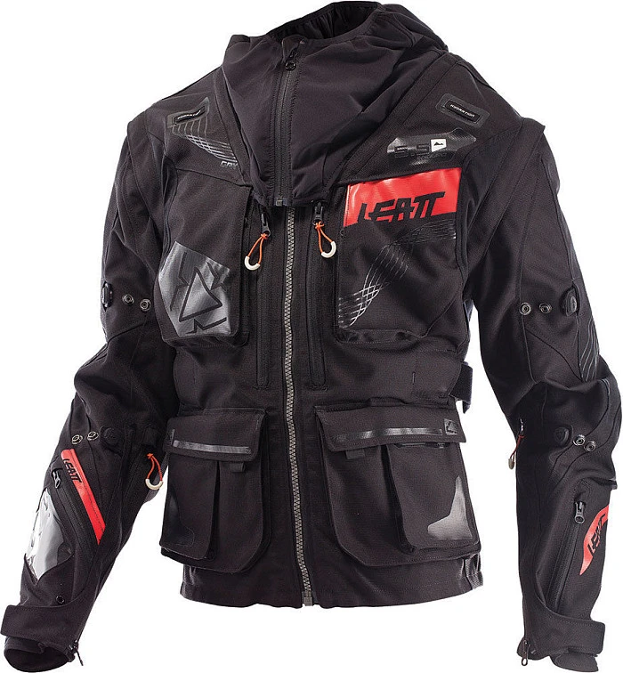 Leatt GPX 5.5 мотокуртка эндуро, черно-серый