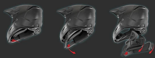 Just1 J22 Solid Carbon Matt шлем кроссовый