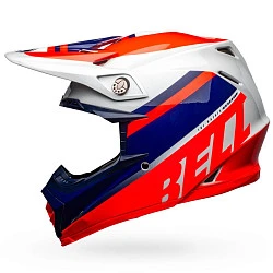 Bell Moto-9 Mips Prophecy Gloss Infrared /Navy /Gray шлем кроссовый