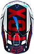 Козырек к шлему Fox V2 Vicious, красно-белый