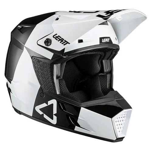 Leatt 3.5 Jr V21 Black/White шлем подростковый