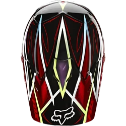 Fox Racing V3 Race шлем кроссовый, красно-черный