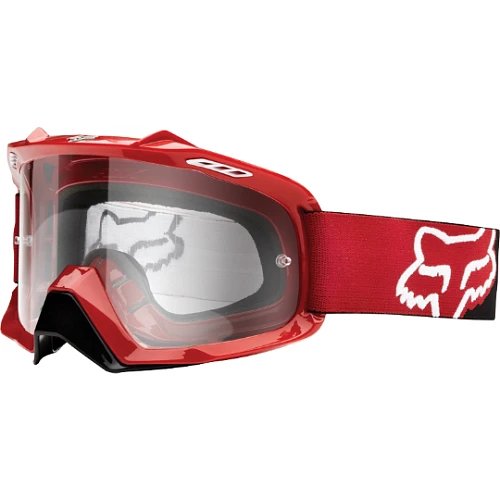 Fox Airspace Red Clear мотоочки, красный