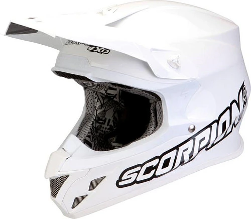 Scorpion VX-15 Evo Air Solid шлем кроссовый, белый
