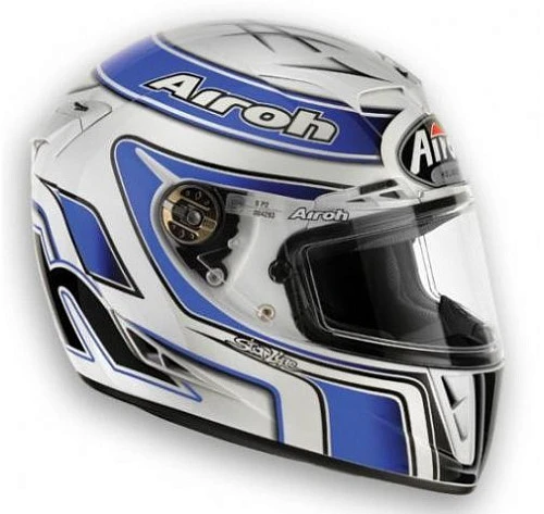 Airoh GP Run шлем интеграл, бело-голубой